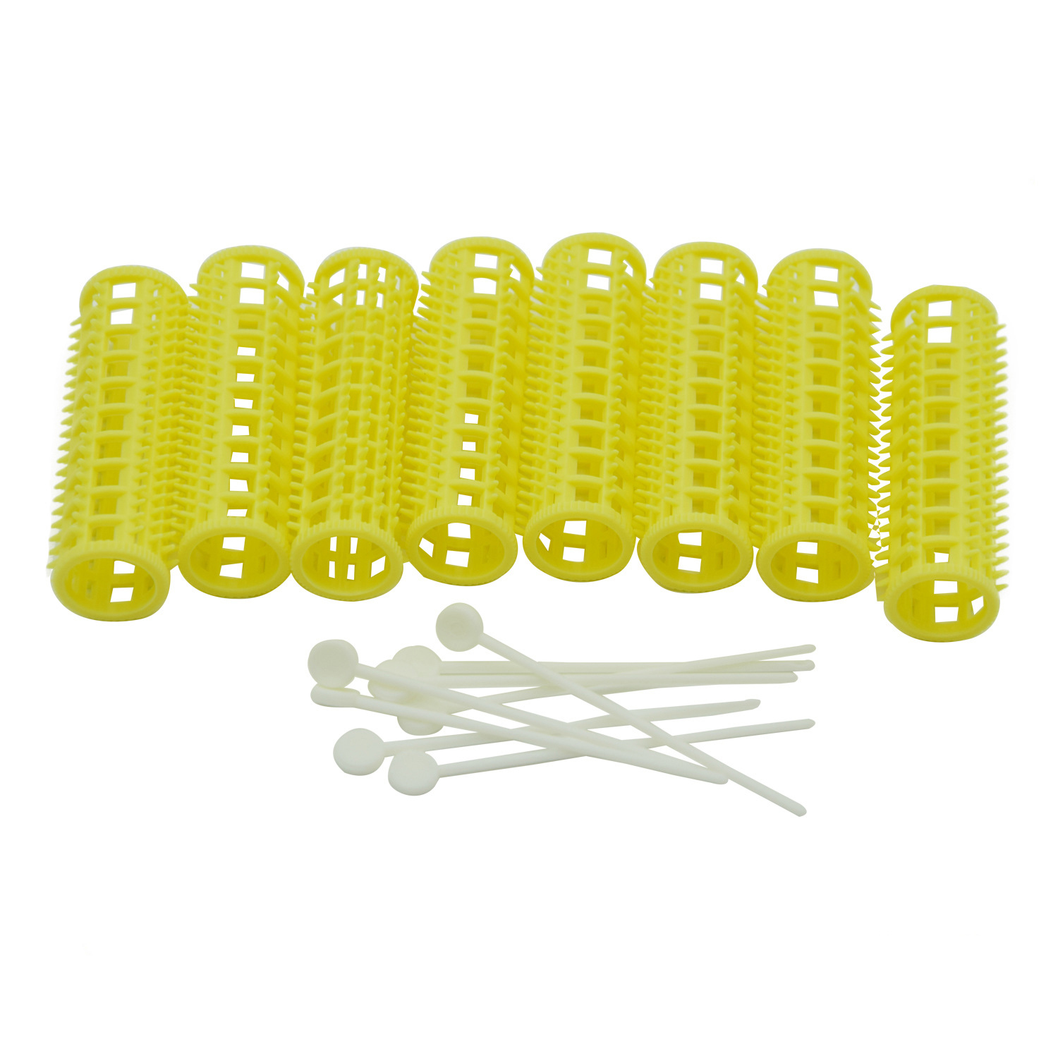 15mm Plastic Tooth Hair Roller With Fixed Pins Teeth Bars For Air