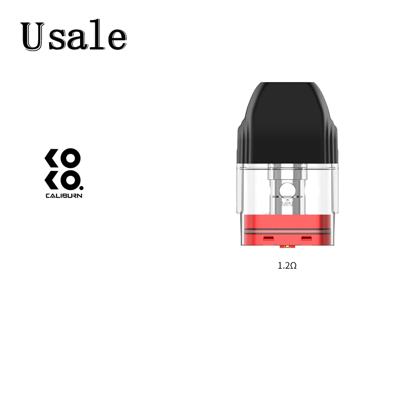 

Uwell Caliburn Koko Pod Cartridge 2ml Capacity Tank with 1.2ohm Coil Refillable Atomizer For Caliburn Koko Pod System Kit 100% Original