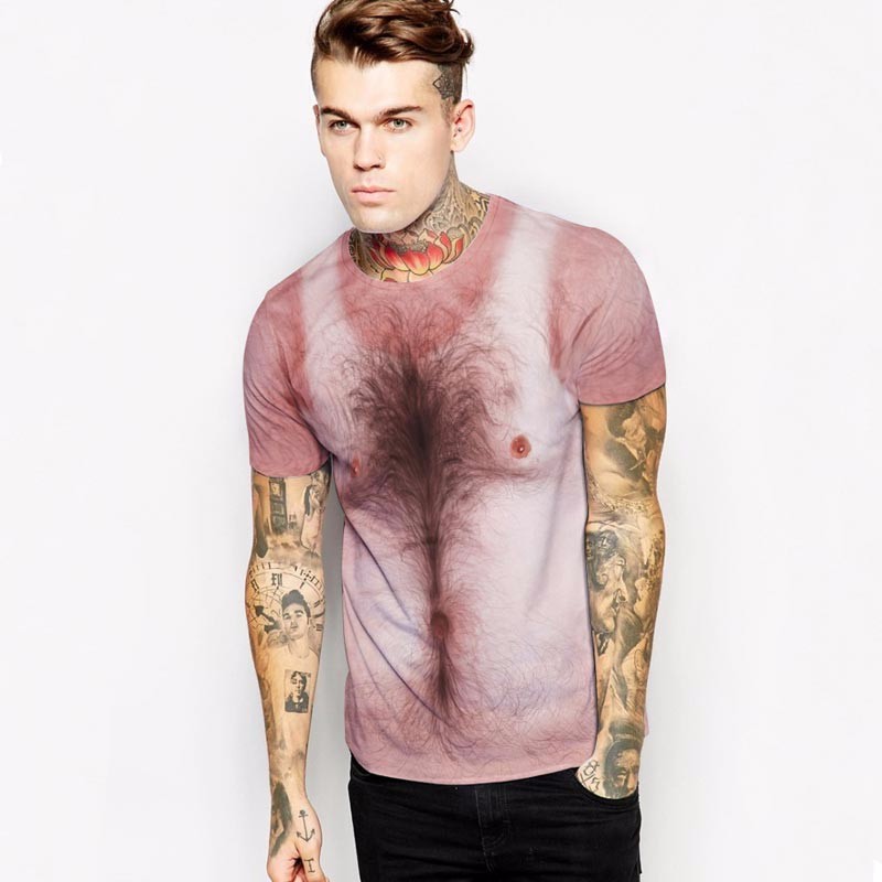 Fashion Hip Hop 3d T Shirt Men Women T Shirt Funny Print Chest