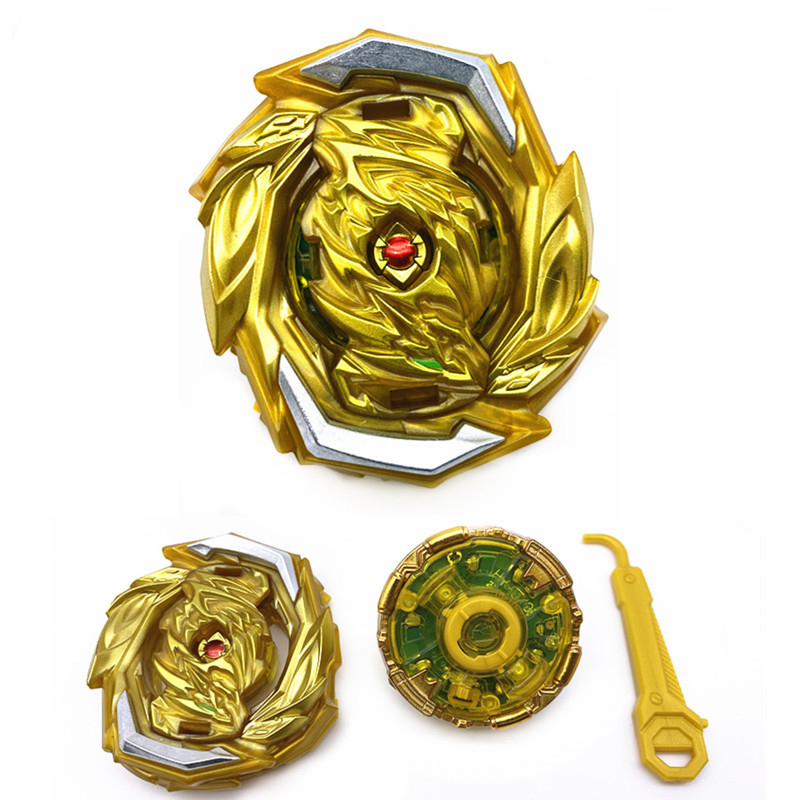 

Mksafn Bayblade Burst Electric Accelerated Golden GT B-154 DX Booster Imperial Dragon.Ig' Metal Spinning Top Gyro LED Light Tip Y200703