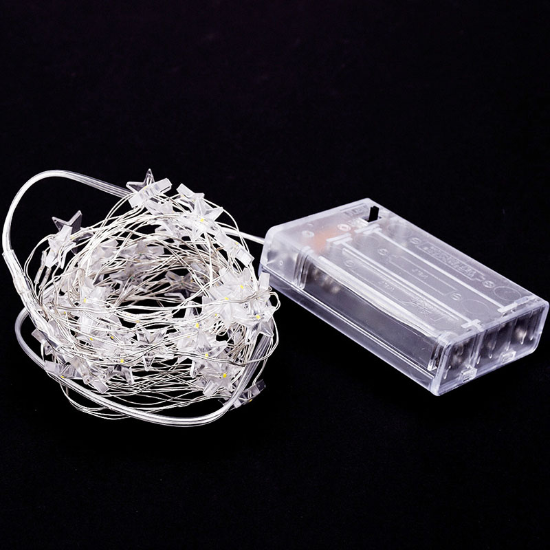

2M/5M Stars LED Copper Wire String Fairy Lights Christmas Wedding Garden Home Decoration Lights lamps hot
