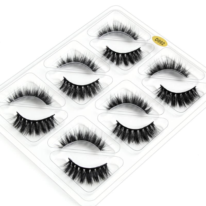 

MAGEFY 6 Pairs Eyelashes Mink Strip Lashes Dramatic Lashes Natural 5d Mink Makeup False Eyelashes Cilios Maquiagem Women