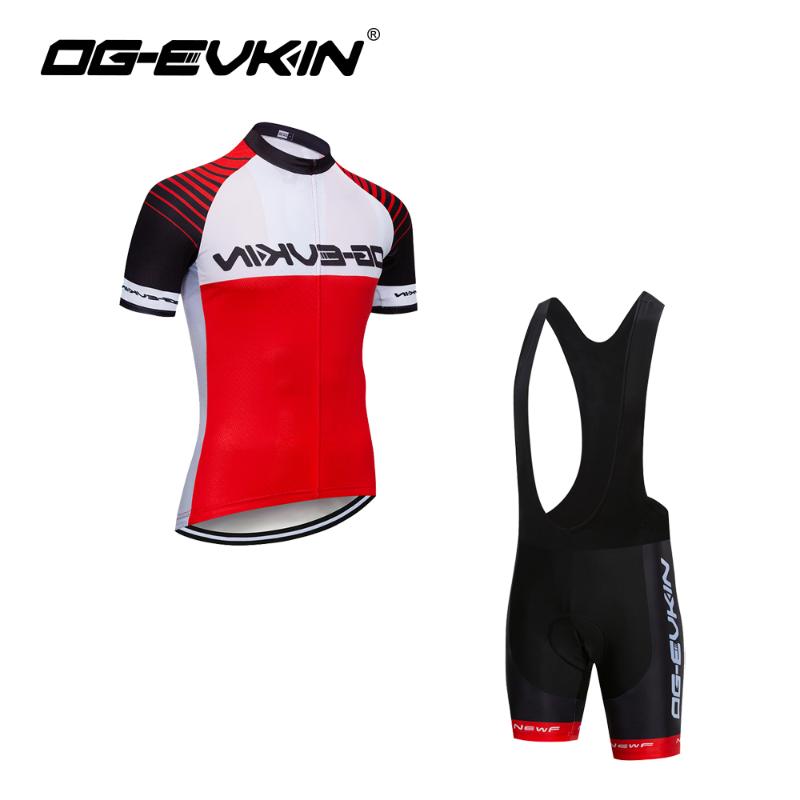 

Cycling Jersey Sets OG-EVKIN Mens Jerseys Set Road And Mtb Bike Short Clothing Outdoor Sportswear Anti-UV Polyester Lycra Spring, Black