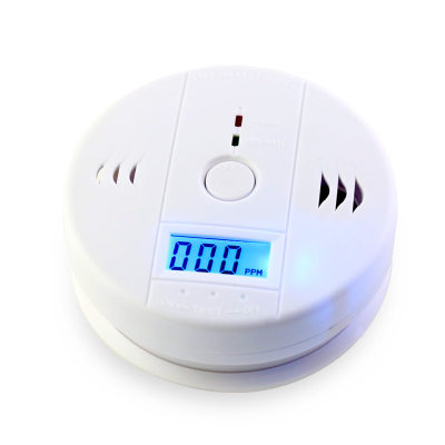 

new LCD CO Carbon Monoxide Gas Sensor Alarm Accessories Monitor Poisoning Warning Alarm Detector For Home Security Surveillance with retail box