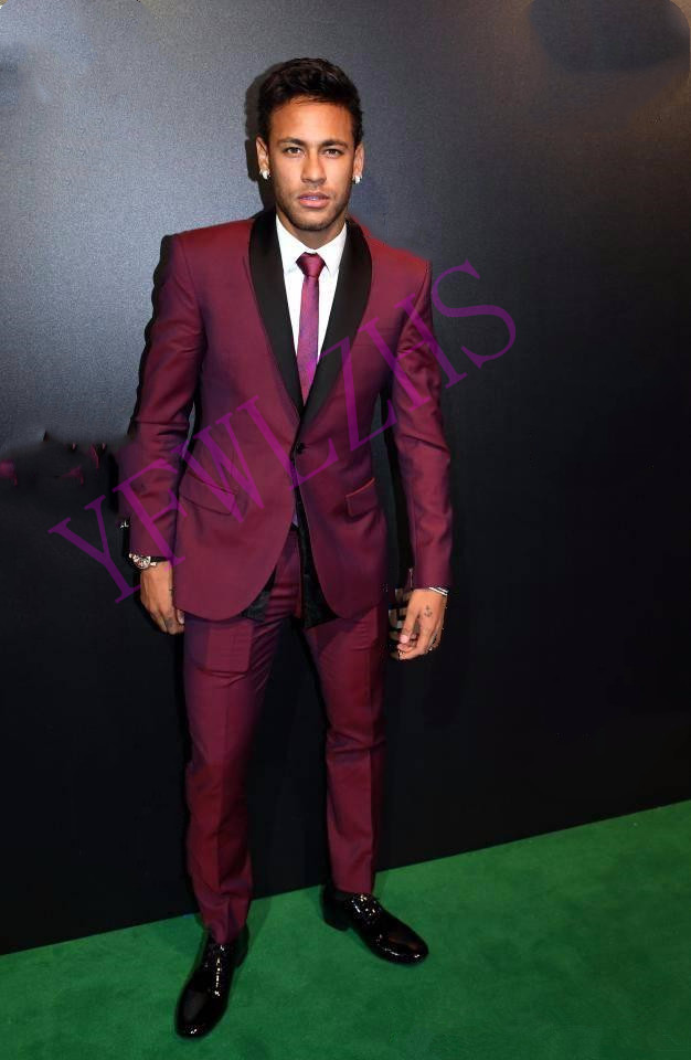 

Handsome Groomsmen Shawl Lapel Groom Tuxedos Mens Wedding Dress Man Jacket Blazer Prom Dinner 2 Piece Suit(Jacket+Pants+Tie) 511, Same as image