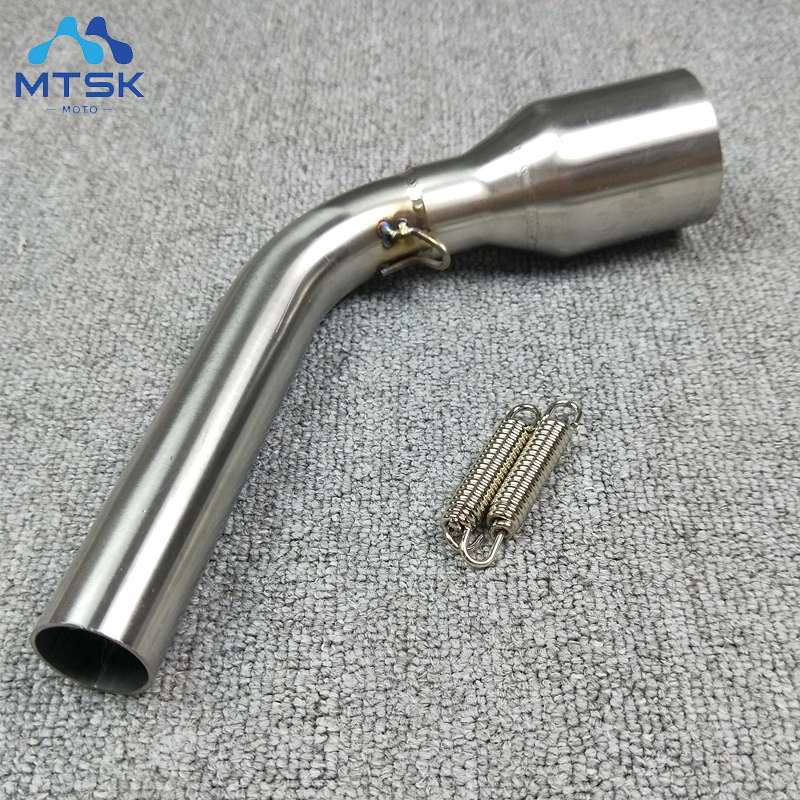 

Motorcycle Full System Exhaust Muffler Middle Connect Pipe for 2013 2014 2015 GROM MSX125 MSX 125 100% Brand New