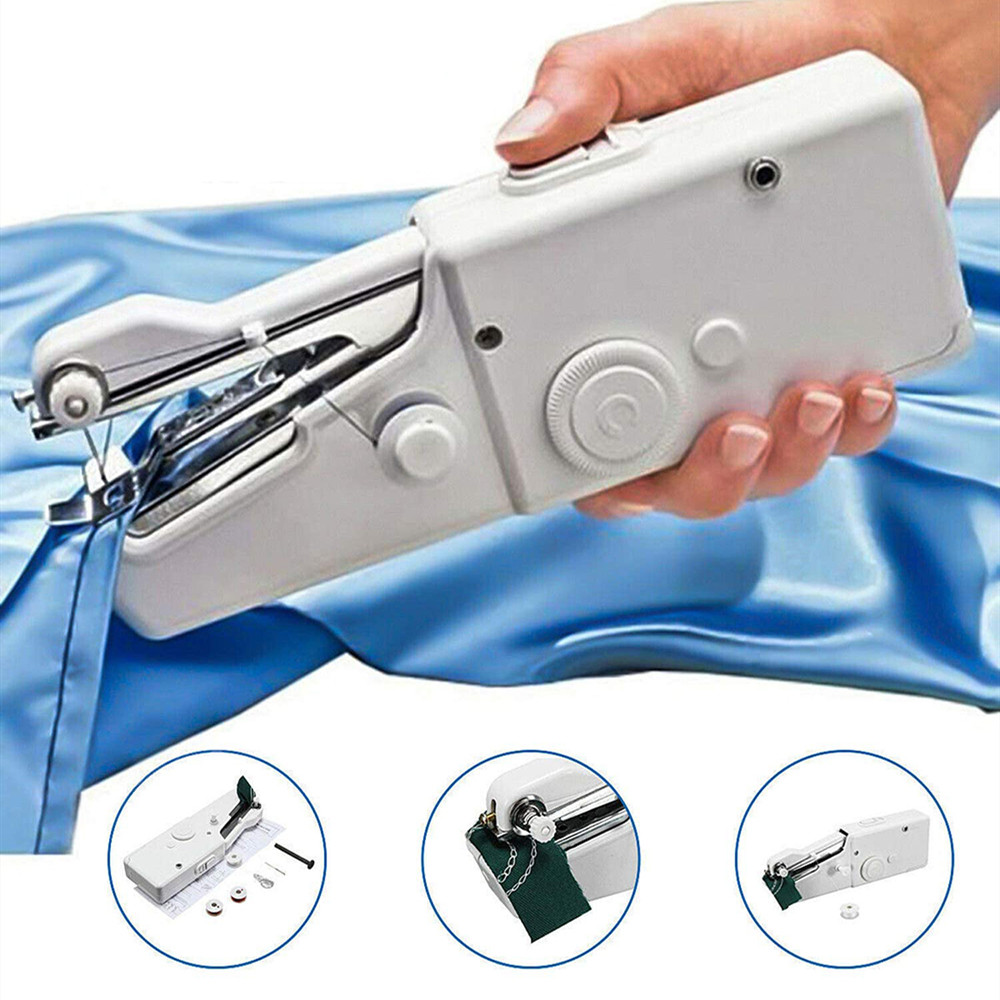 

Hand Held Sewings Machine Cordless Household Mini Plastic Stitch Electric Portable Clothes Fabric Sewing Tools Portable FY7063