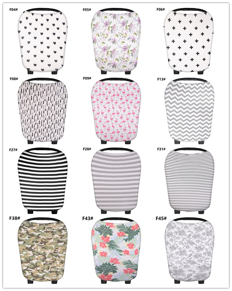 Amazon hot-selling nursing cover Multi-Use baby car seat cover Babycare wholesale multi use baby car seat canopy Nursing Breastfeeding cover-image-477088198