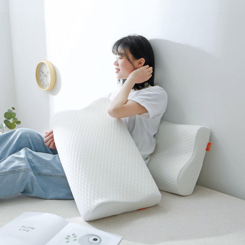 

Memory Foam Pillow Cooling Gel Reversible Orthopedic Support Neck Pillows Sleep