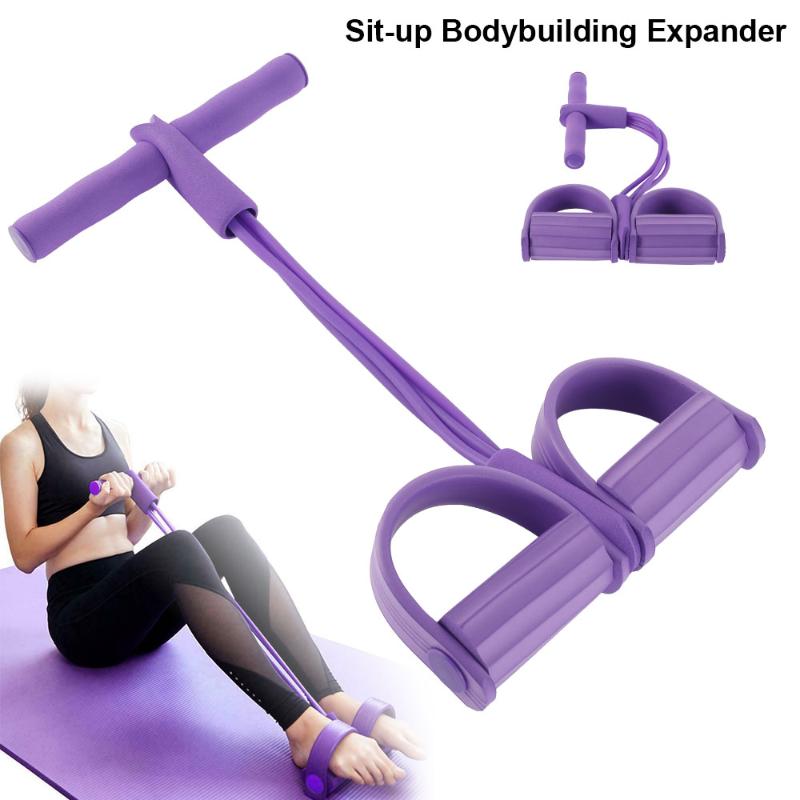 

4 Resistanc Elastic Pull Ropes Exerciser Resistance Band Rower Belly Home Gym Sport Training Elastic Bands For Fitness Equipment