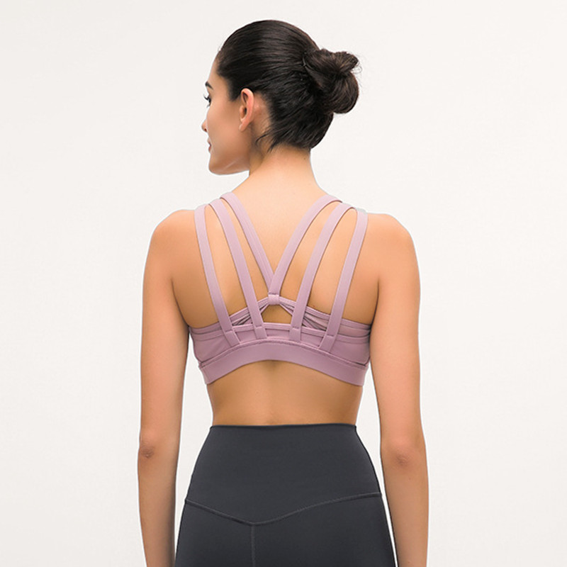 

Smooth Sweat-wicking Free To Be Moved Sports Bra for Women Gym Four-way Stretch With a Cool Yoga Bras Push up Fitness Bra Top, Black