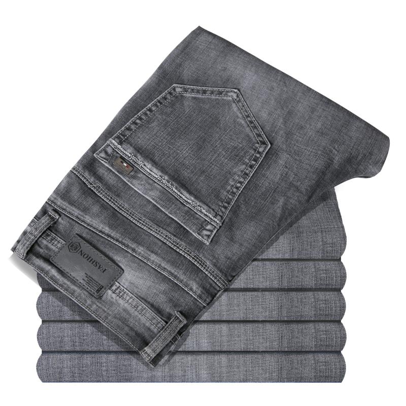 

Classic Style Men's Business Fashion Jeans 2020 Spring Autumn Winter New Black Straight Stretch Denim Trousers Male Brand, 311