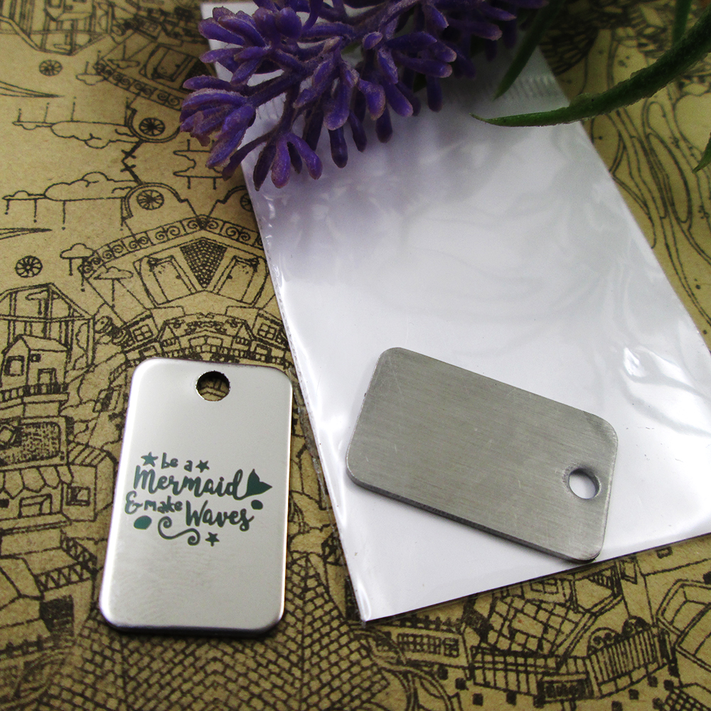

40pcs--"be a mermaid make waves"stainless steel charms more style for choosing DIY Charms pendants for necklace