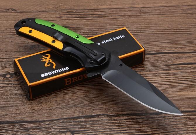 

HOT 2018 new browning DA113 folding knife 440blade combat folder knives utility edc pocket tools kitchen &fruit knife wholesale price