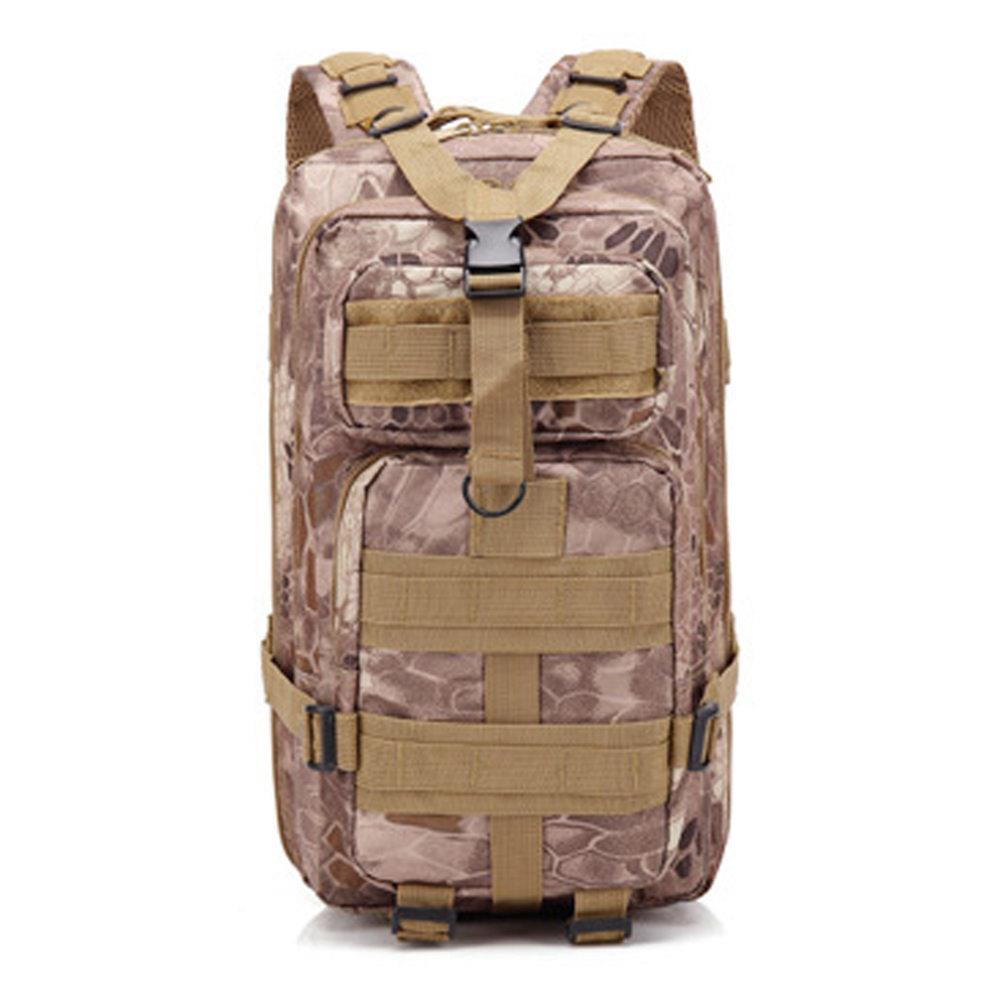 

Multi-functional Sports Backpack 30L 3P Military Backpack For Camping Traveling Hiking Trekking - Python Khaki, Customize