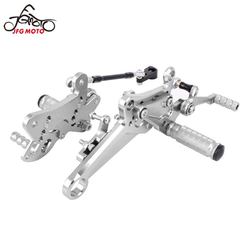 

Adjustment Adjustable Motorcycle Footrests Alloy Rear Footpeg Foot Rests For Diavel 2011-2015 Carbon 2011-2016 11-12