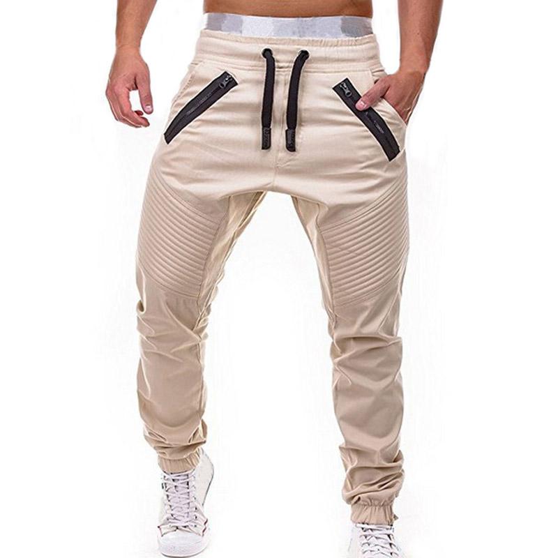 

Men Joggers Pants 2020 Autumn New Mens Sweatpants Leisure Cotton Mens Joggers Casual Sweatpants Men's Workout Slim Fit Trousers, Khaki