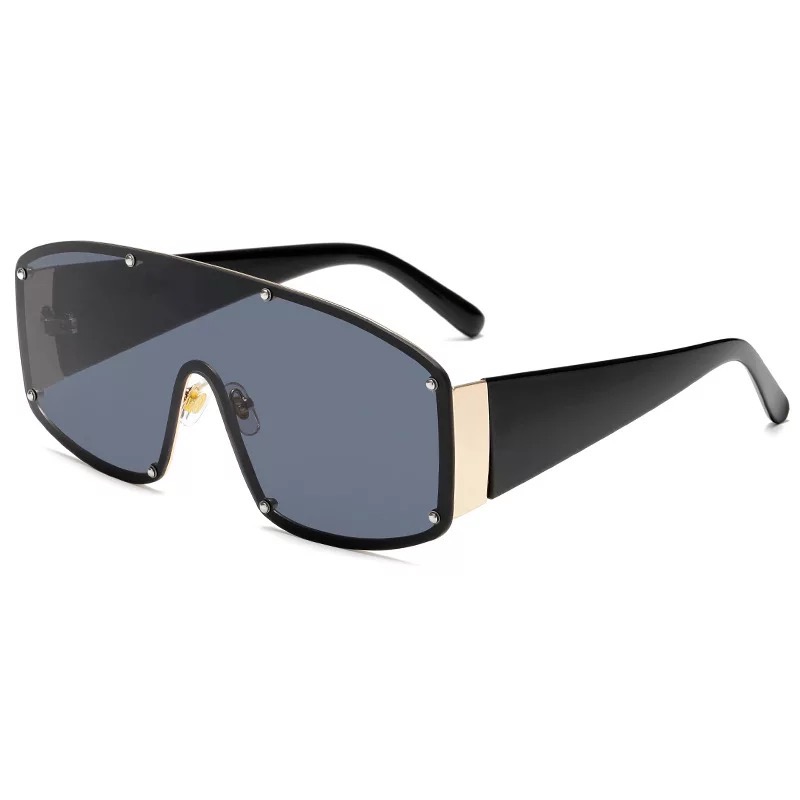 

Men Womens Oversized Rhinestones Sunglasses Flat Mirror Metal Frame Glasses Retro Color Unisex Sungalsses Outdoor Eyewear ES2054