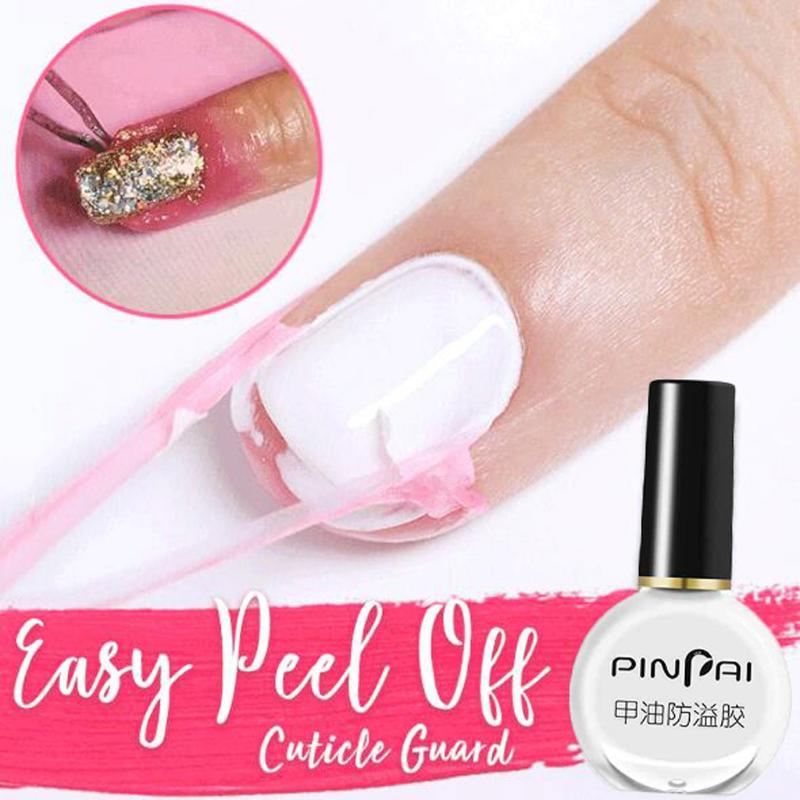 

Peel Off varnish Tape Pink Moisturizing Nail Latex Peel Off Anti-overflow Glue Edge Protection Nail Art Polish Care Tool, Wh