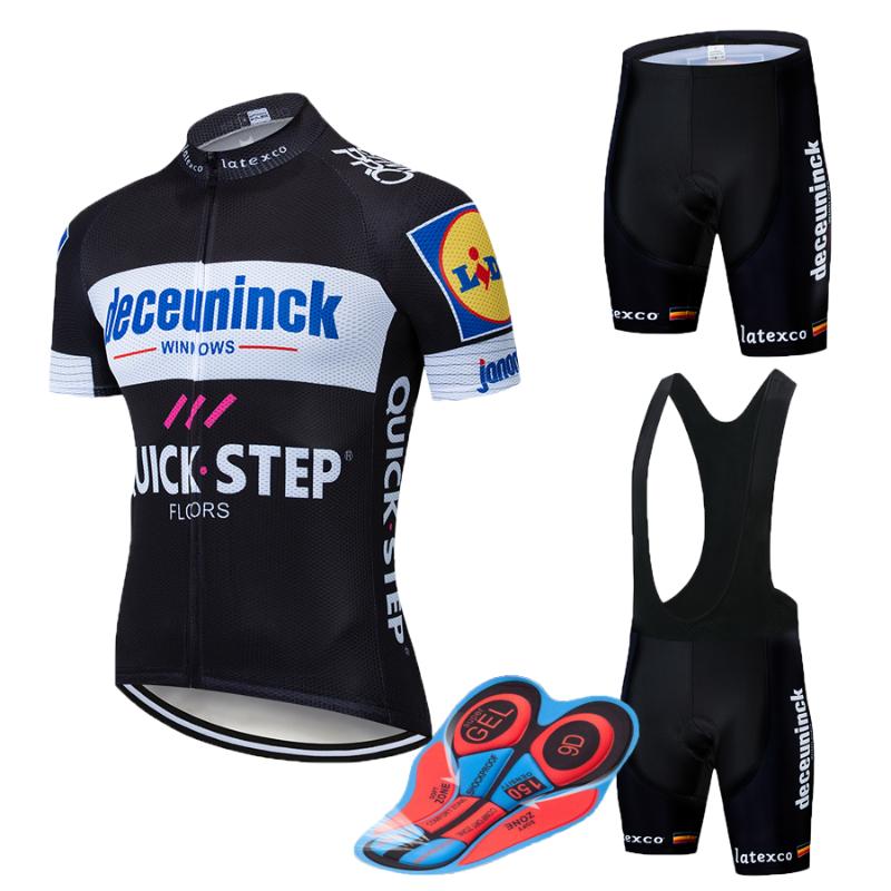 

2019 Pro Team Quick Step Cycling Jersey Set MTB Uniform Bike Clothing Ropa Ciclismo Bicycle Clothes Mens Short Maillot Culotte, Pic color