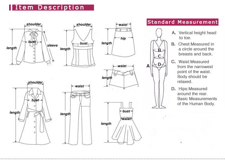 Scarf Size Chart