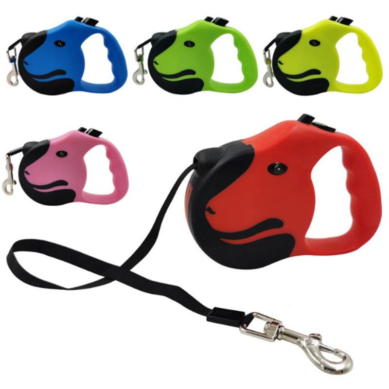 

3Meters Retractable Dog Leash Automatic Flexible Dog Puppy Cat Traction Rope Belt Leash For Small Medium Dogs Pet Collars