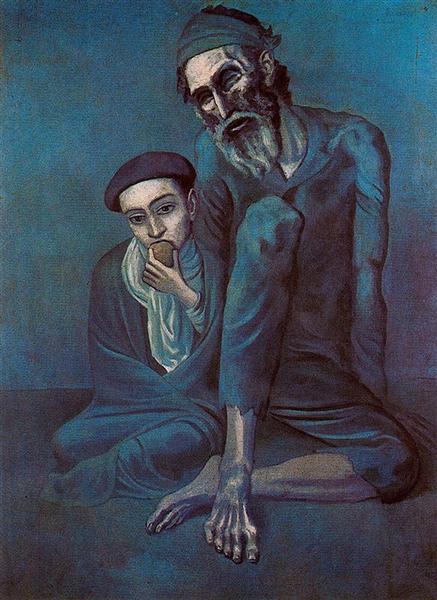 

Pablo Picasso Classical Oil Painting Old Blind Man With Boy 100% Handmade By Experienced Painter On White Canvas Picasso526