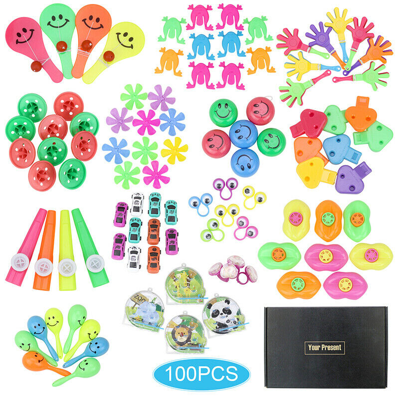 Treasure Box Party Favors Pinata Filler 250 Pokemon Figures /& Stickers