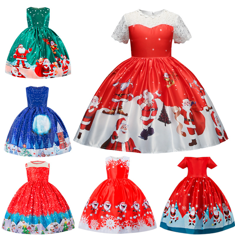 NWT Small child Faux Sequin Costume Christmas Colors German Dance Pageant