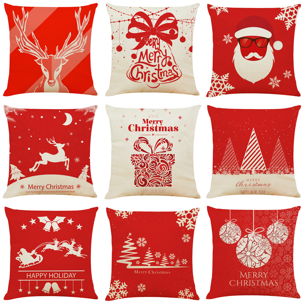 

Merry Christmas Decoration Pillow Case Xmas Happy New Year Christmas Decorations For Home 2019 Navidad Xmas Ornaments