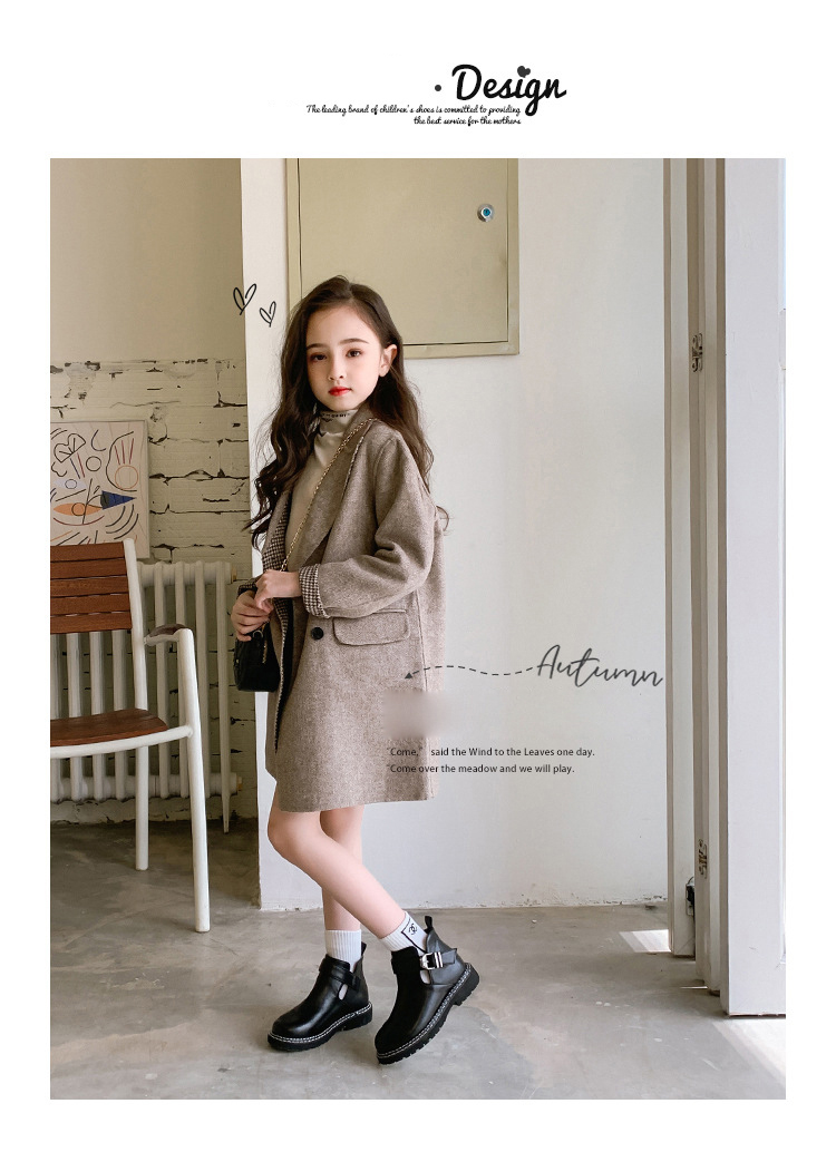 Compra Otoño De Los Niños De La Princesa De Los Bebés Botas Botines PU De  Los Niños Zapatos De Cuero Negro Marca De Moda Caliente Suave Zapatos  Nuevos Barato | Entrega Rápida