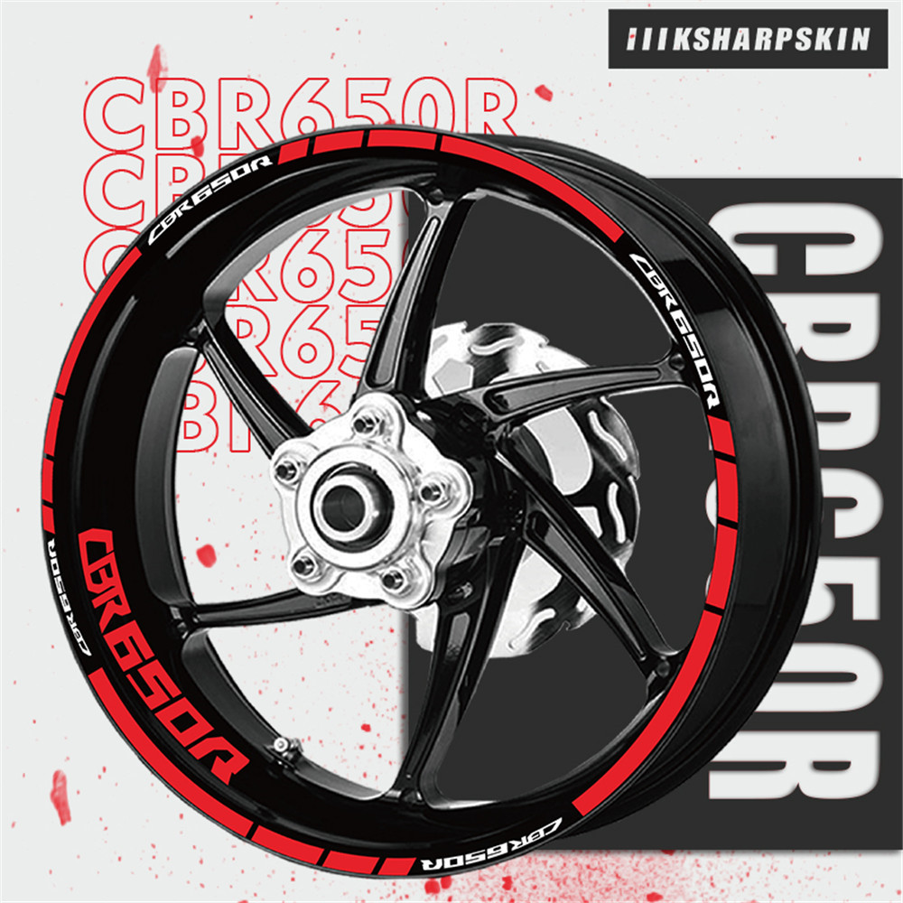 psler Pneu Moto Autocollant r/éfl/échissant Jante Autocollant de Roue pour S1000XR