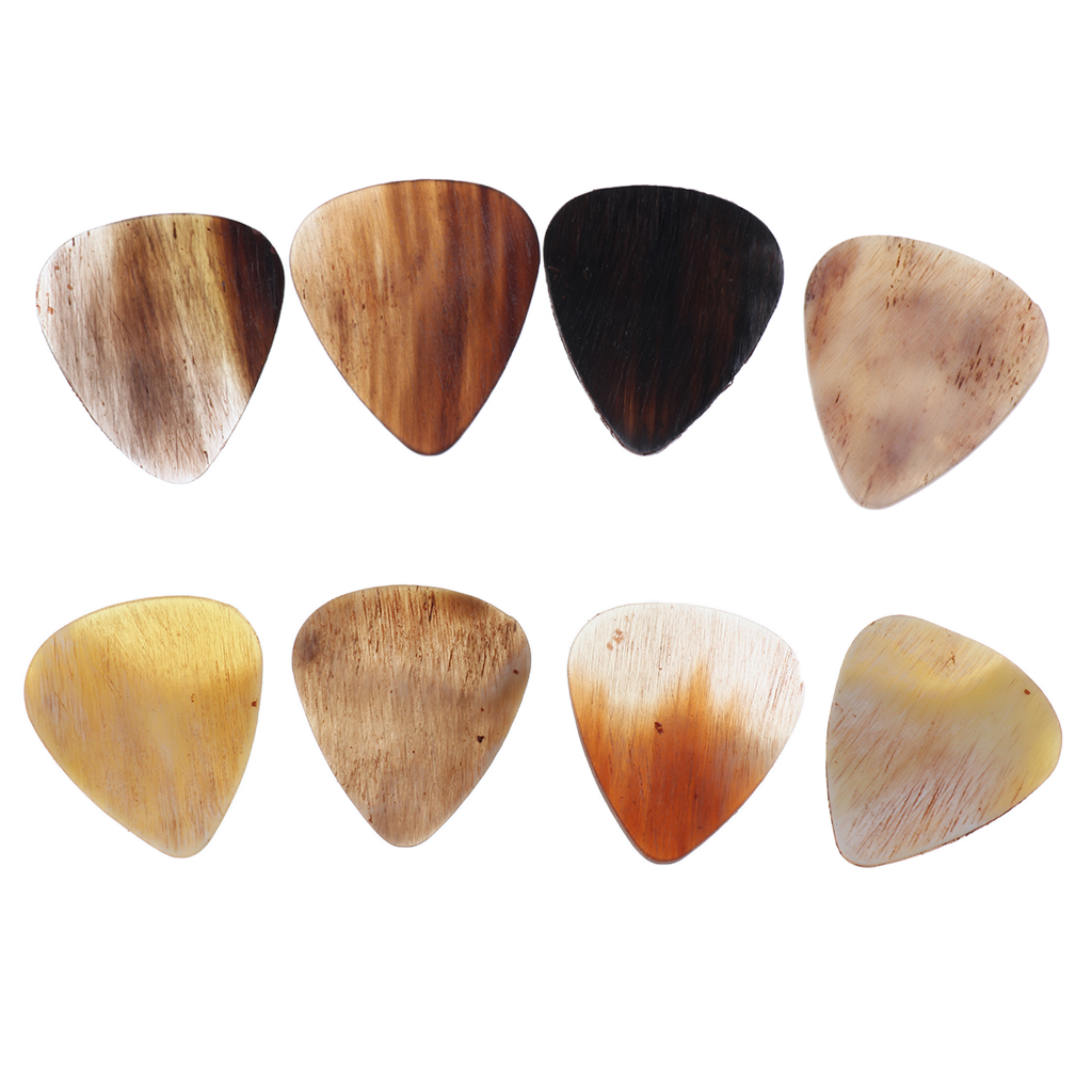 

QUALITY HANDCRAFTED HORN GUITAR PICK 8pcs