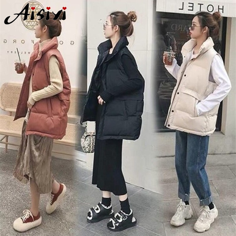 

Jackets for Women' Winter Down Jacket Ultra-light Sleeveless Slim Vest Women Warm Windproof Vest Down Women Outerwear, Black