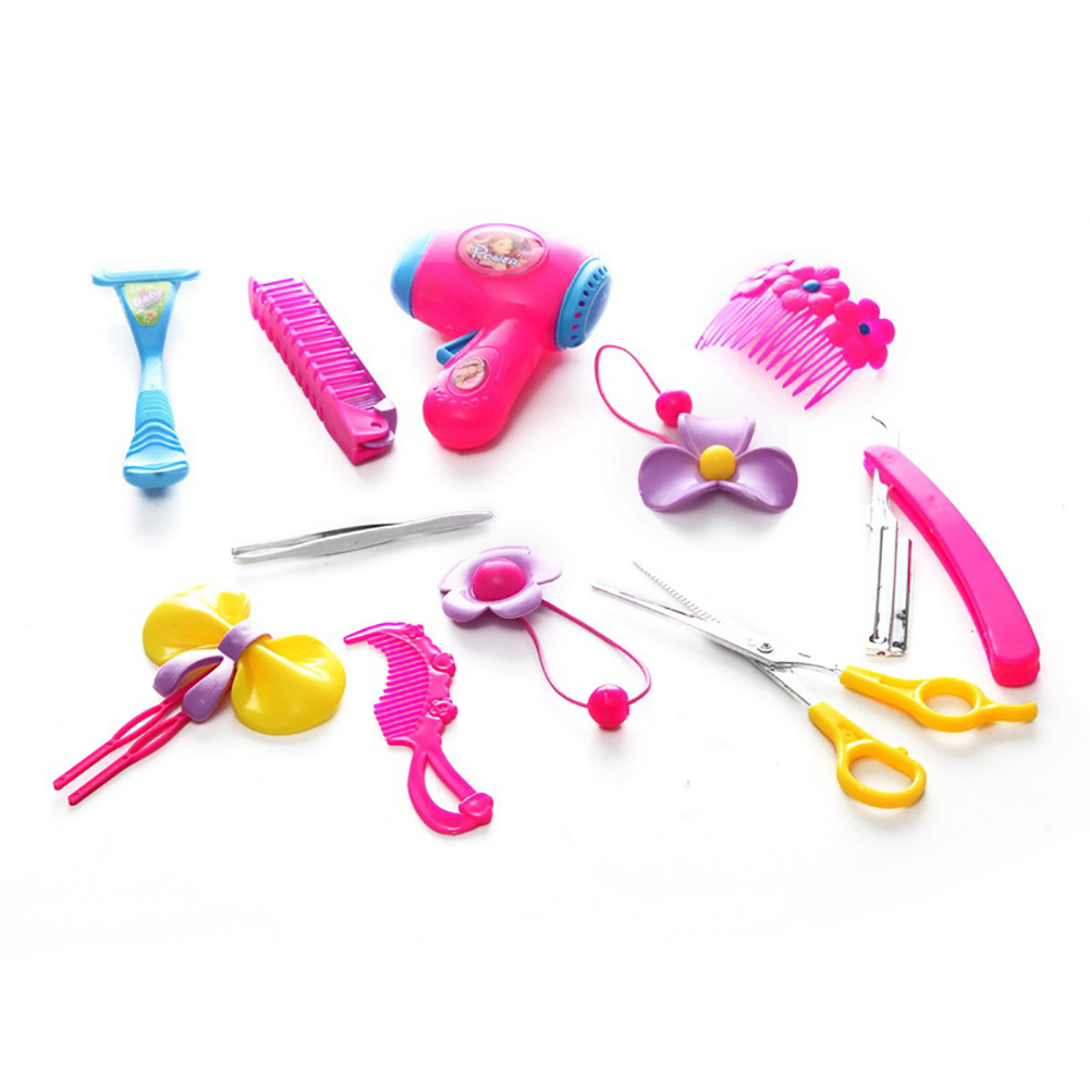 Acheter Salon De Coiffure Set Enfants Salon De Coiffure Outils Filles Beauté Faire Semblant Jouer Jouet Salon De Beauté Salon De Jeu Pour Party Favor