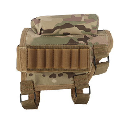 

Tourbon Buttstock Rifle Cheek Rest Camo Cartridges Bullet Holder Hunting Gun Accessories