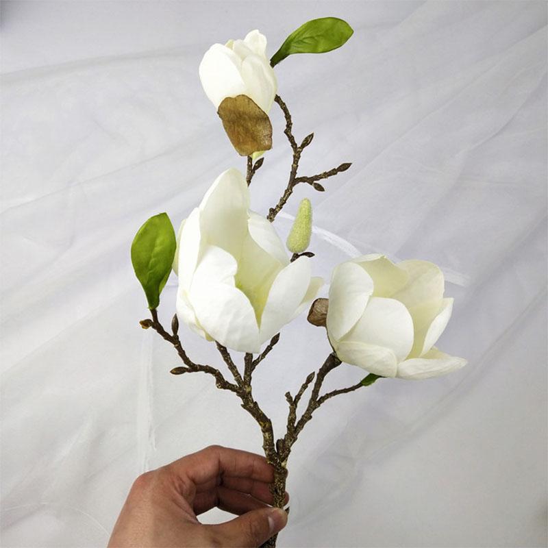 2021 50cm Artificial Flowers Magnolia Flower For Wedding Decoration