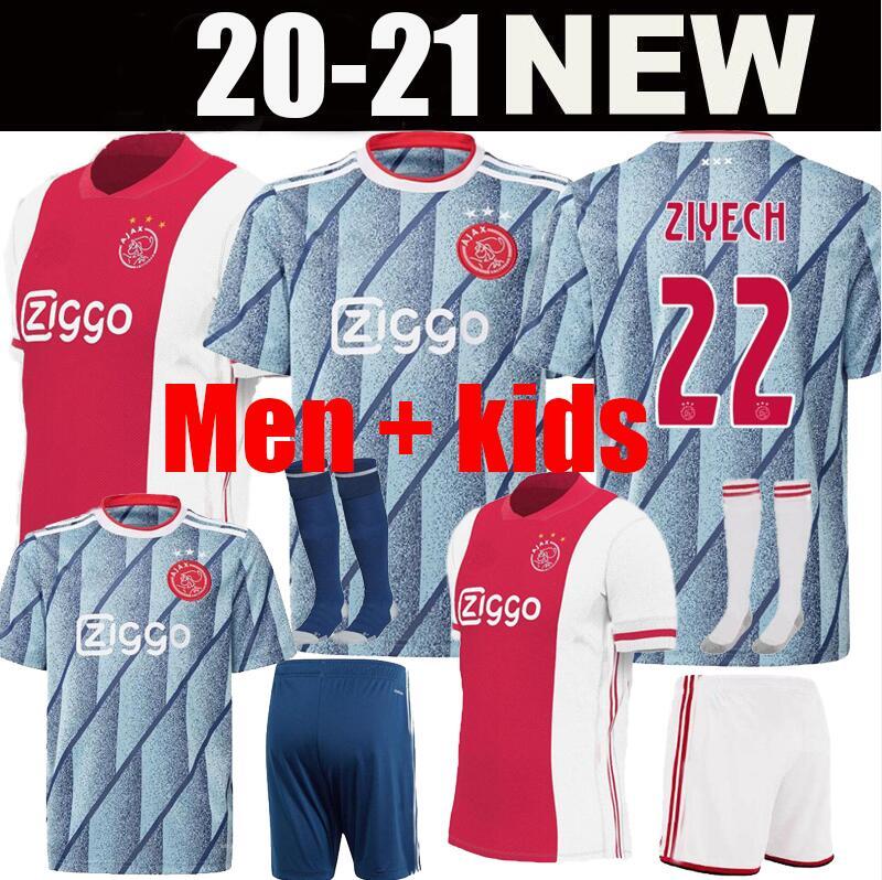 

20 21 ajax soccer jerseyS HOME AWAY PROMES VAN DE BEEK NERES ajax amsterdam 2020 2021 TADIC ZIYECH FOOTBALL SHIRT MEN + KIDS SETS uniform, Lavender