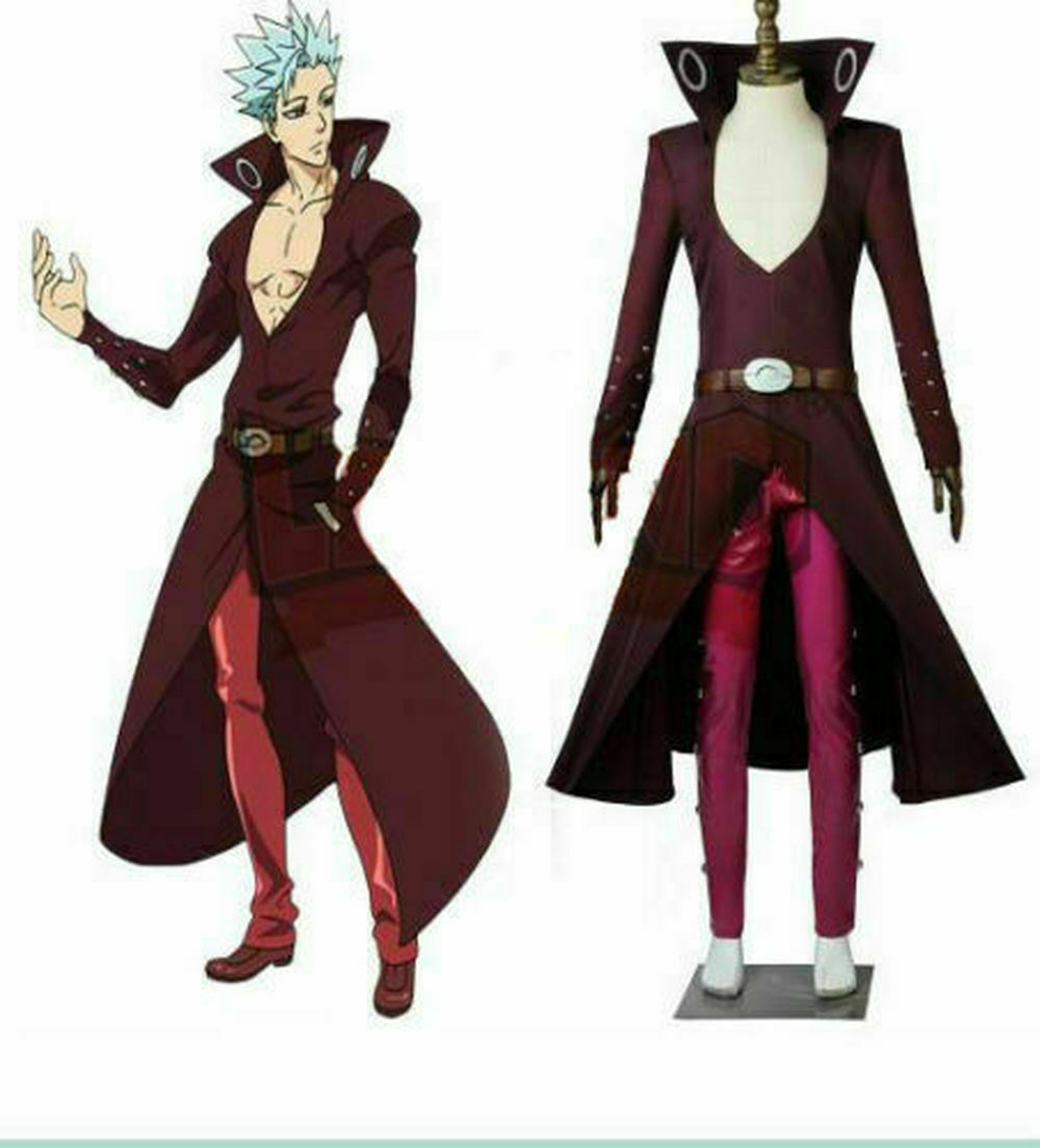 

Seven Deadly Sins Fox's Sin of Greed Ban Uniform cosplay costume Suit
