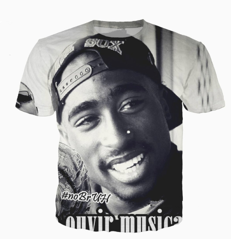 

Newest Popular Singer Rapper Tupac 2pac T Shirt Men Women Unisex Funny 3d Print Summer Short Sleeve O Neck Crewneck Casual Tops A197, Multi