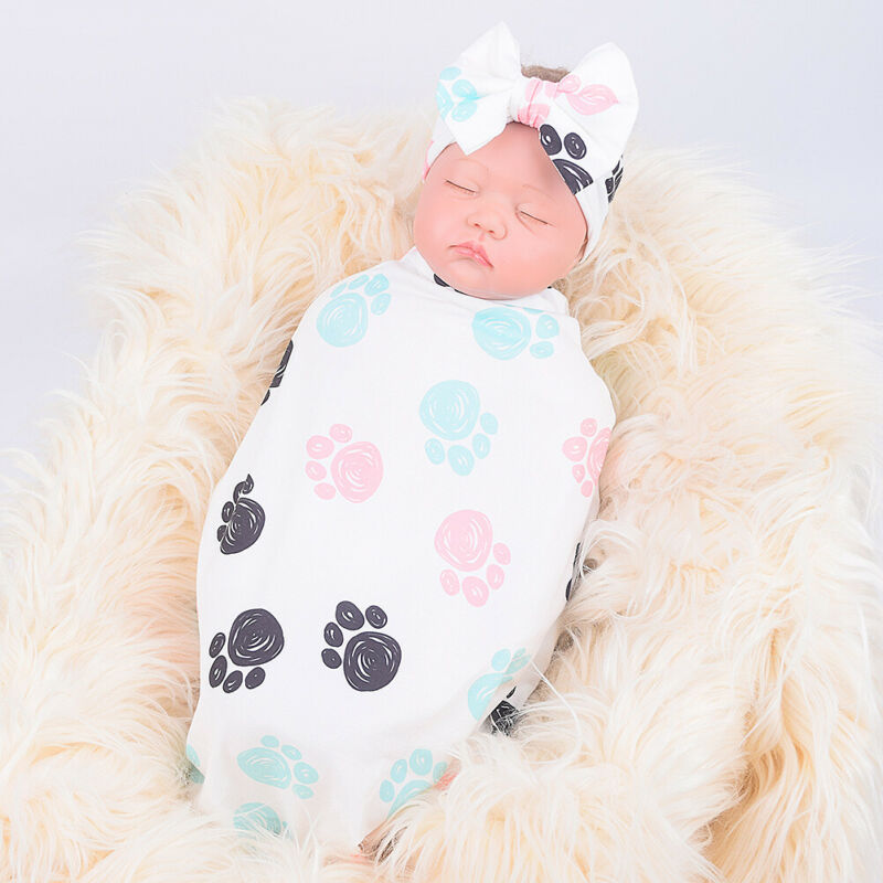 

Baby Receiving Blankets 2020 Baby Boy Girl Cartoon Blanket Swaddle Infant Muslin Wrap Newborn Sleeping Bag