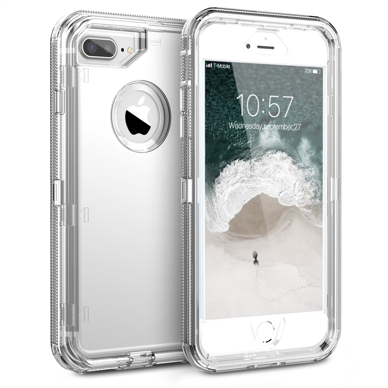 

Clear Heavy Duty Armor Defender robot Case for Iphone x xs max xr galaxy s10 e 9 8 Plus note 8 9 10 Cover, Choose the color as you like