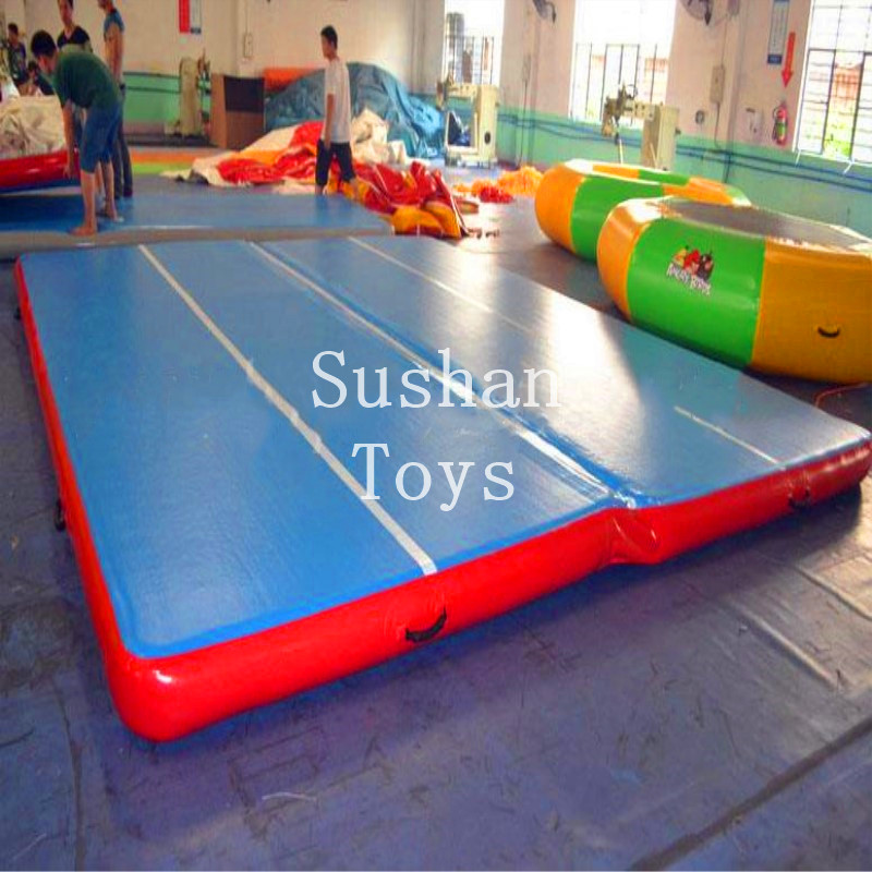 

3*2*0.2m inflatable gymnastic mat taekwondo flip mat household air track floor trampoline yoga mat parkour