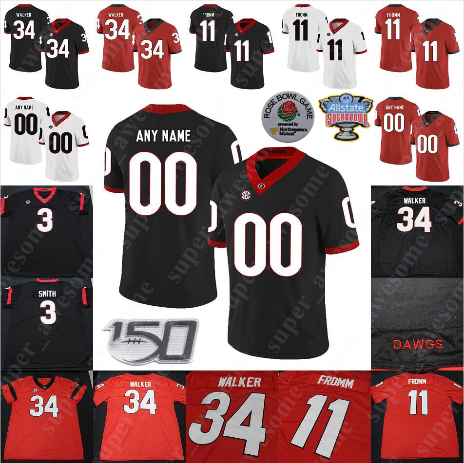 

Georgia Bulldogs Football Jersey Matt Landers Justin Young Jarvis Wilson Brian Herrien Jake Skole Solomon Kindley Jake Camarda Marshall Long, Sugar bowl-white