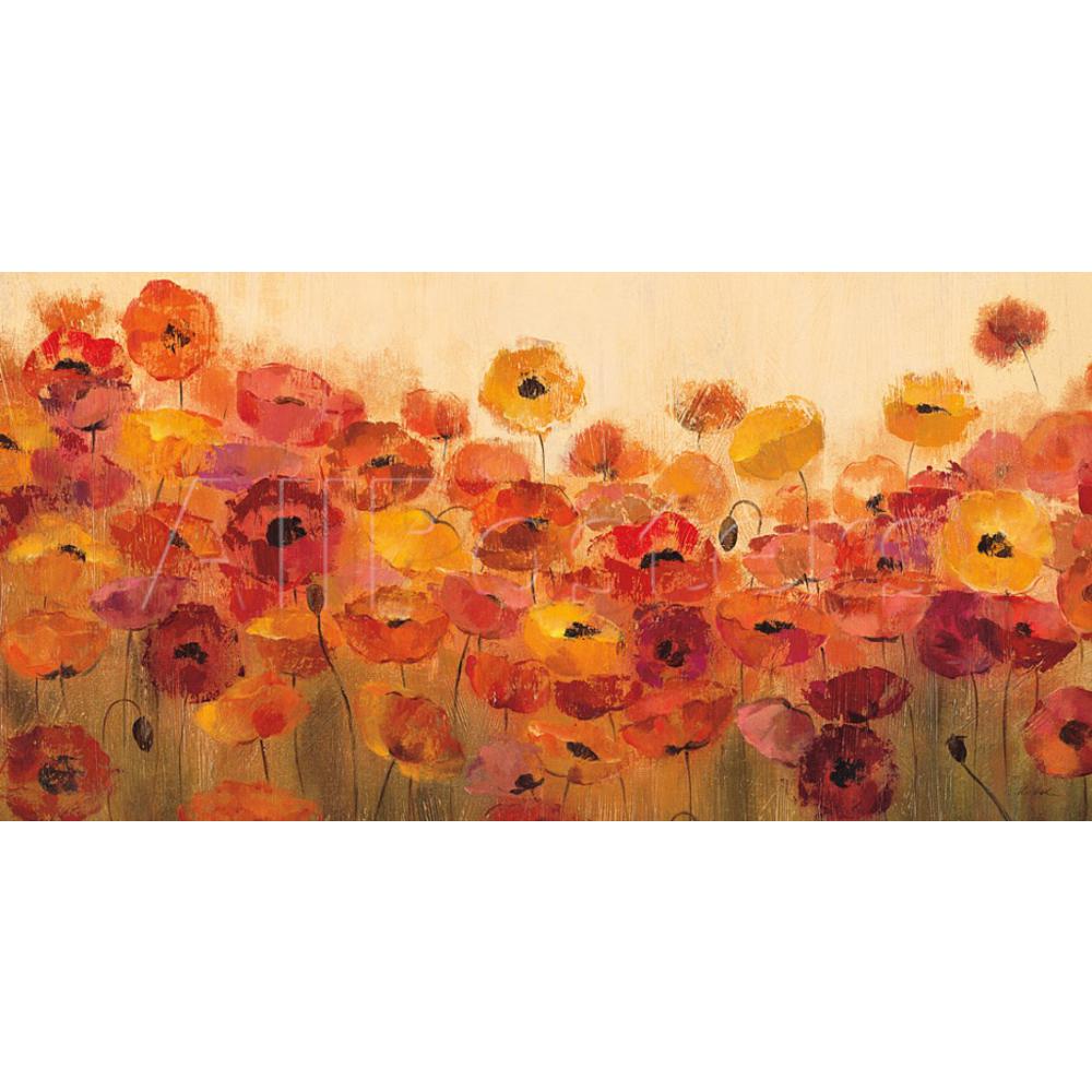 

Shirley Novak paintings Summer Poppies canvas modern art hand-painted home decor