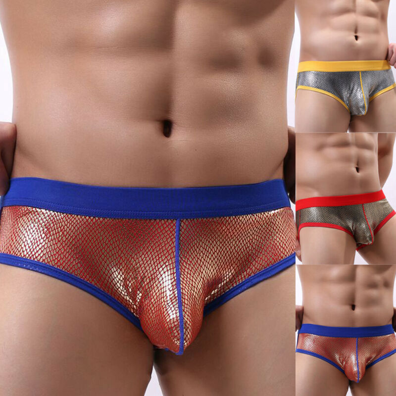 hombre en ropa interior transparente