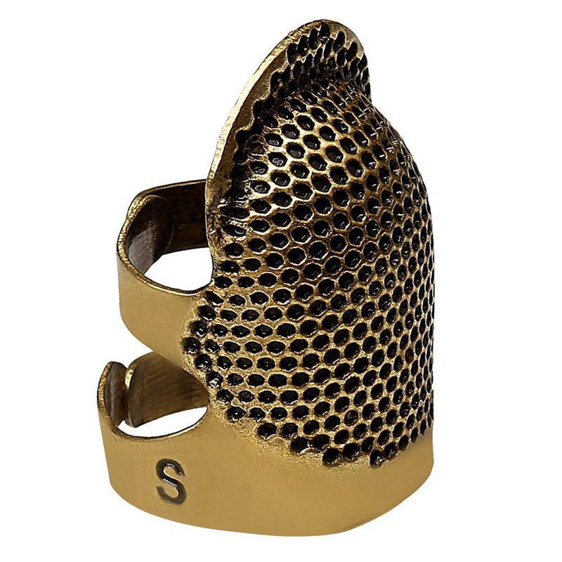 

Promotion! Sewing Thimbles,Retro Sewing Thimble Finger Protector Shield Protector Fingertip Thimble Pin Needles Partner Thimbles