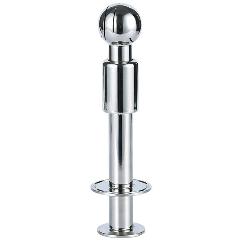 

Freeshipping 304 Tri Clamp 1.5In. (50.5Mm) X Tri Clamp 1.5In.(50.5Mm) Tank Rotating Cip Spray Ball Tri Clover Compatible Cleaning Ball