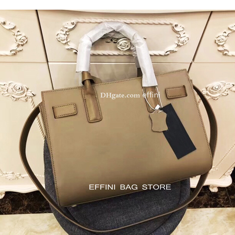 

EFFINI Fashion Totes Women Handbags Purse Genuine Leather Female Classic Ladies Handbag Shoulder Crossbody Bag