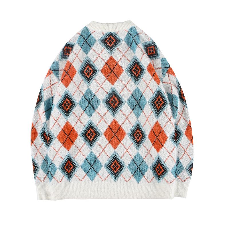 

Men Korean Sweater 2020 Mens Oversized Japanese Streetwear Pullover Women Harajuku Winter Fashions Sweater Top Clothes Designer, Multi